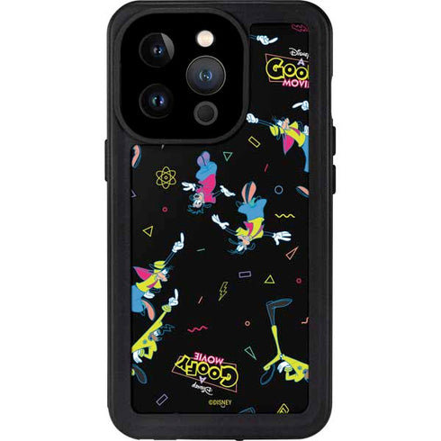Disney Goofy Movie Pattern iPhone 15 Pro Waterproof Case
